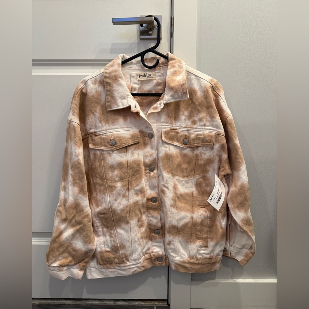 NanaMacs Tie-Dyed Denim Jacket